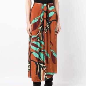 Johanna Ortiz Silk Skirt Size 8